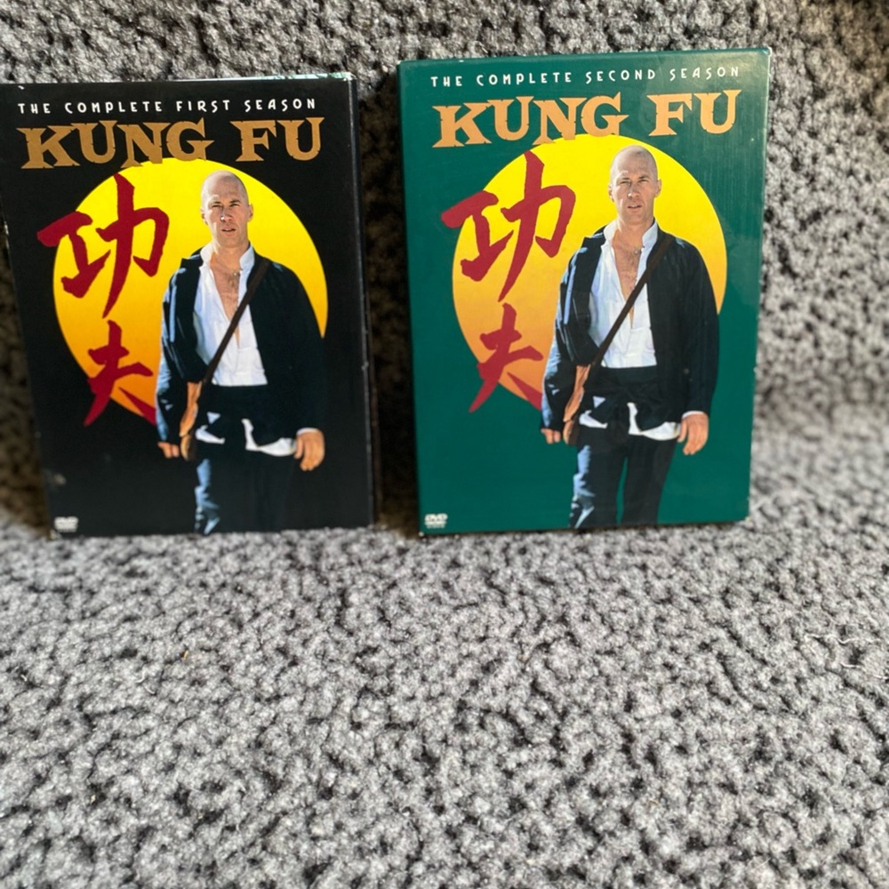 Kung Fu The Complete First & Second Season DVD Set - Yellow & Green Covers